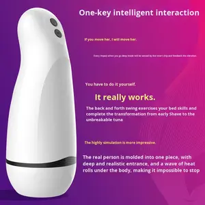 男性用オナニーグッズ エアプレーンカップ 遅延トレーニング USB充電式 振動吸引式オナホール 簡単洗浄 エアプレーンカップ - Product Image 3