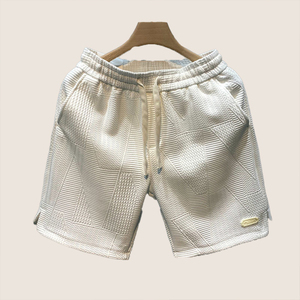 Shorts cargo tendance pour hommes, coupe droite, décontractés, pour la plage, taille élastique, shorts de sport, shorts rétro - Product Image 3