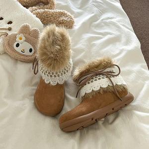 Chaussons d'hiver pour femmes et hommes, taille universelle, antidérapants, doux et chauds, chaussures d'intérieur pour l'hiver - Product Image 6