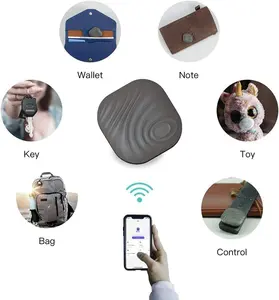 BTトラッカーロケーターMfi認定リアルタイムファインダーデバイスを見つけるItagアンチロスト荷物バッグウォレットのタグを見つける