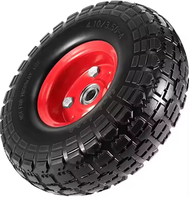 Nouvelles roues pneumatiques Maxtop de 10 pouces, roulements à billes en caoutchouc 3.50-4 pour chariot à roulettes, chariot à main, capacité de charge de 150 kg