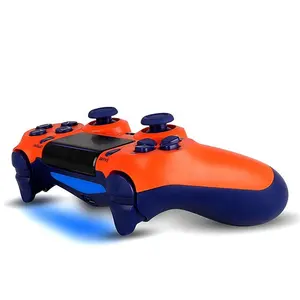Wholesale dualshock 4 v2 pc-High Quality Sunset Orange Ps 4 Gamepad Stick 3D Analog Joystick Ps4 Game Controller For Pro Playstation Slim Play Station 4