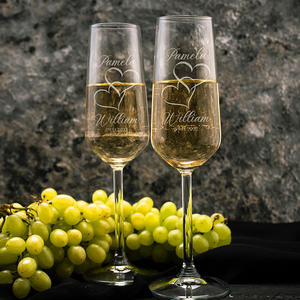 Набор из 2 бокалов для свадебного украшения шампанского, гр и миссис, специальные бокалы для невесты и жениха - Product Image 3