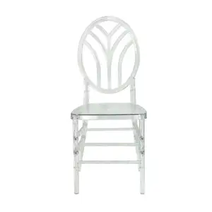 Пластиковый акриловый прозрачный стул Наполеона, полимерный стул Наполеона для свадебного торжества