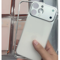 Protection arrière en métal pour iPhone 13 14 15 Pro Max Accessoires mobiles Film anti-rayures pour iPhone 16 Pro Max Protection arrière