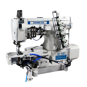 ZY600-35DAXB Zoyer High Speed Pneumatic Bottom Hemming Interlock <b>Sewing</b> <b>Machine</b> with Auto Trimmer Function for T-shirt Bottom - Product Image 1