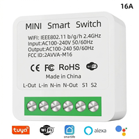 Module de commutation intelligent sans fil WiFi universel YDD Alexa Google Home Mini DIY Tuya, système de commande à distance 16A 240V 100-300m 2 voies