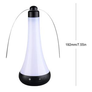 Ventilador Repelente de Moscas con Luz, Recargable, para Exteriores, Lámpara Repelente de Moscas de Escritorio, Mantiene Alejadas a las Moscas para Acampar y Hacer Picnic, Lámpara de Escritorio Giratoria - Product Image 6