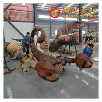 2024 Laufender Lebensgroßer Hochwertiger Beliebter Hunde-Roboter Zigong Animatronisches Tier Skorpion-Modell für Zoos