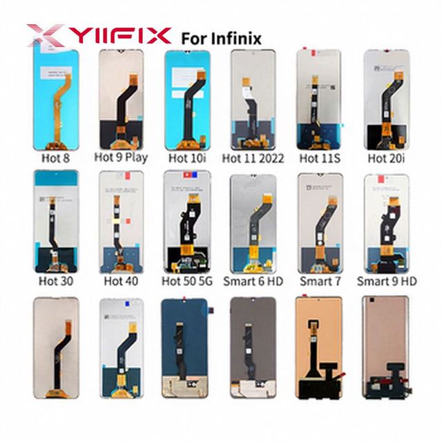 Wholesale Mobile Phone LCD Touch Screen Replacement for Tecno Itel Infinix-FHD Display with Sapphire Hardness 1 Year Warranty