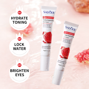 Offres Spéciales de marque privée coréenne SADOER Pomegranate Fresh crème contour des yeux rajeunissante hydrate et améliore la sécheresse pour tous les types de peau - Product Image 4