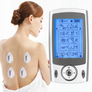 Massaggiatore elettronico di alta qualità unità Tens 10 modalità macchina per terapia digitale per agopuntura massaggiatore a impulsi Ems