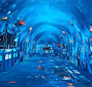 شاشة LED داخلية عالية الدقة بألوان كاملة للإعلانات في مراكز التسوق والملاعب، شاشة منحنية قابلة للطي بسطوع 1000 شمعة - Product Image 6