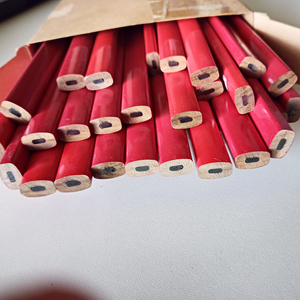 7인치 평평한 원형 또는 직사각형 목재 건축용 색상 기계식 목수 연필 - Product Image 4