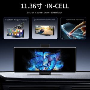 Portable 11.36 pouces sans fil Carplay MP5 lecteur tableau de bord USB 1 an enregistreur de conduite caméra pour système <span class=keywords><strong>audio</strong></span> de <span class=keywords><strong>voiture</strong></span> <span class=keywords><strong>Bluetooth</strong></span> - Product Image 4