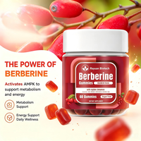 Probiotiques et prébiotiques testés par des tiers, bonbons gélifiés sans sucre au poivre noir, piperine HCl, extrait de berbérine pour
