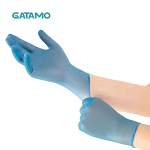 Gants en <span class=keywords><strong>vinyle</strong></span> bleus jetables sans poudre SV012 pour usage domestique et alimentaire - Product Image 6