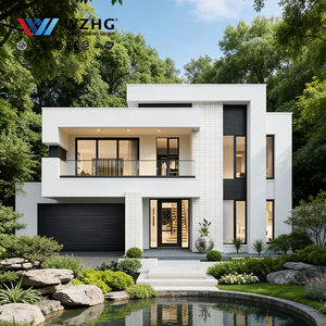 Villa Modular de Acero Ligero Resistente a Ciclones, Tamaño Personalizable para Uso como Vivienda Auxiliar, Oficina y Apartamento, Certificación ISO 9001 - Product Image 1