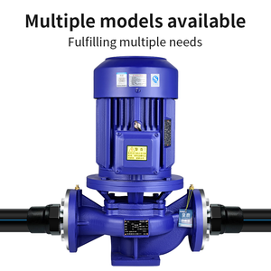 مضخة باسيفيك سلسلة IRG تدفق عالي مضمنة الطرد المركزي أحادي الكتلة خط أنابيب مضخة عمودية للمياه الساخنة - Product Image 3