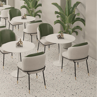 Meilleur prix ensemble de table et de chaises de café meubles de librairie de dessert bar négociation réception commerciale une table et deux chaises
