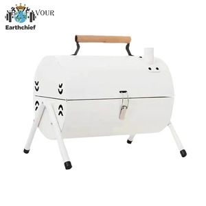 NB-FAVOUR Parrilla Portátil de Acero de Doble Cara para Barbacoa, Cubierta para Barbacoa de Carbón con Chimenea para Acampar al Aire Libre, Picnic y Cocina en el Patio Trasero - Product Image 1