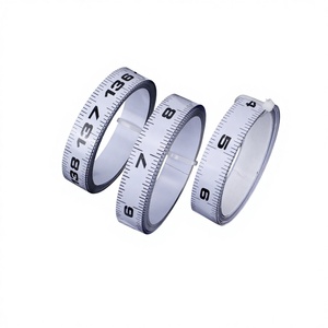 Règle adhésive pour scie à table en acier au carbone blanc, bande graduée peinte au four avec niveau de précision de classe 2, <span class=keywords><strong>mesure</strong></span> <span class=keywords><strong>métrique</strong></span> <span class=keywords><strong>et</strong></span> <span class=keywords><strong>impériale</strong></span>, ruban à mesurer de 0,5 à 10 m - Product Image 1