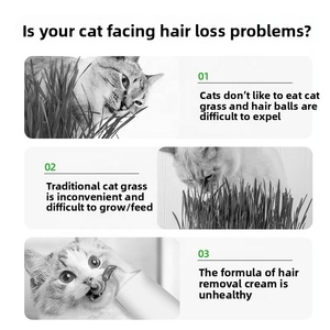Venta al por mayor de fibra de hierba de gato liofilizada <span class=keywords><strong>Natura</strong></span> - Suplemento de hierba de trigo con alto contenido de fibra para la salud digestiva y como remedio para las bolas de pelo en gatos - Product Image 4