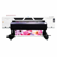 Imprimante à jet d'encre grand format 1,8 m avec têtes Epson I3200, 1900 dpi, encre écologique pour l'impression de bannières en vinyle et de papiers peints
