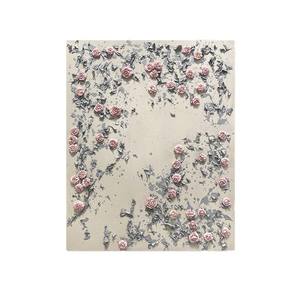 Peinture à l'huile décorative murale en gros, motif rose, peinte à la main, pour allée ou porche - Product Image 4