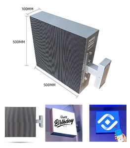 P2.5 tampilan layar LED TV bundar dalam ruangan luar ruangan warna penuh Logo kustom <span class=keywords><strong>Display</strong></span> bulat LED iklan - Product Image 5