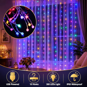 Guirlande lumineuse LED, guirlande féerique, éclairage de fête pour Diwali, Ramadan, Eid, mariage, Noël, décoration de la maison - Product Image 4