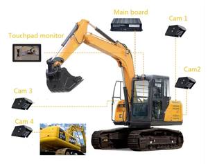 1080P FHD 차량 블랙 박스 모바일 DVR 8 채널 자동차/버스/트럭 512G SD 지원 2T/4T HDD 또는 SSD - Product Image 2