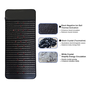Zwart-Wit Kristal Pemf Magnetisch Therapieapparaat Gezondheidstech Pemf Mat Therapie Professionele Pemf Far Infrarood Verwarmingsmatten - Product Image 1