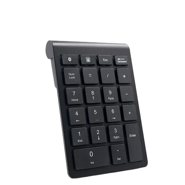 New Wireless BT 5.0/2.4G 22-Key Mini Slim Numeric Keypad Keyboard for Laptop Tablet PC IOS & Android with Calculation Function