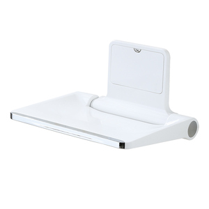 Asiento de Ducha Plegable para Montar en la Pared, Plástico ABS, Moderno, Blanco, Tamaño Personalizado, Material de Seguridad para Baño, Apartamento, Almacén - Product Image 1