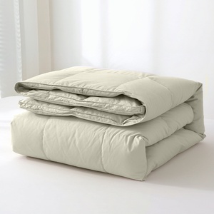 Couette double couche anti-duvet 120S 100% Coton 300TC avec garnissage 95% <span class=keywords><strong>en</strong></span> grappes de duvet d'oie de grande qualité pour la maison et l'hôtel - Product Image 2