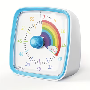 Mayorista Temporizador <span class=keywords><strong>Visual</strong></span> para Niños Estudiantes de Escuela Primaria Multifuncional Mini Plástico Impermeable Dial Control Táctil Temporizador - Product Image 1