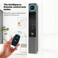 NUEVO Diseño Inteligente, Precio al por Mayor, Cerradura Inteligente para Puerta Principal con Reconocimiento Facial, Huella Dactilar y Seguridad Biométrica, Tuya