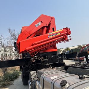 Cina truk derek kecil 10 Ton Knuckle lipat Jib Articulated 5 bagian Boom dijual - Product Image 5