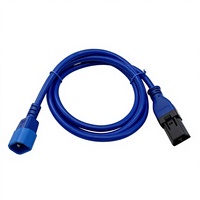 Cable de Extensión de Alimentación de Alta Potencia 30A 400V Compatible con Conector SAF-D-GRID a IEC320 C14 para Centro de Datos y Rack de Servidores de Alta Densidad