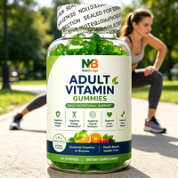 Bulk aankoop veganistische, krachtige vitamine gummies voor volwassenen, actieve levensstijl