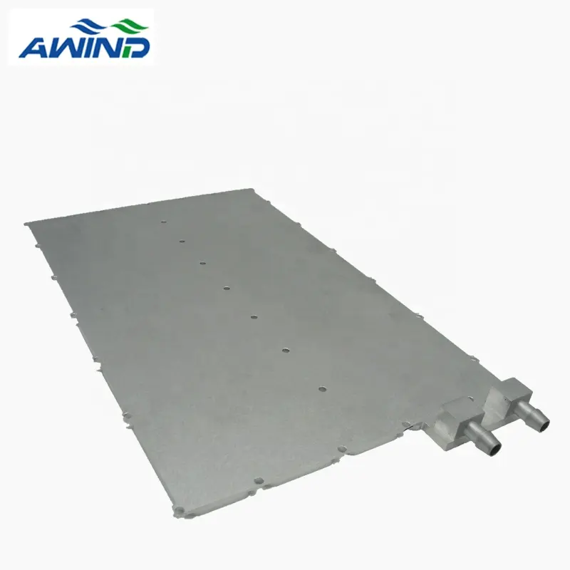 Heat sink peltier stamping water cooling heatsink 1kw cooled cooler plate liquid cold chillers thermal for ev car battery