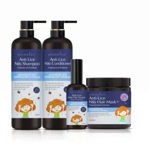 En gros organique naturel poux prévention Cheveux Traitement de nettoyage huile contrôle anti démangeaisons anti poux shampooing shampooing