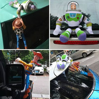 Toy Story lampu besar PVC tahun koleksi dekorasi atap mobil Model kayu untuk dewasa
