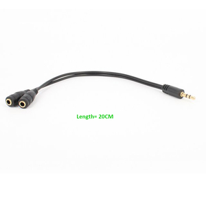 Cable Divisor de Auriculares Lingable, Conector de Audio de 3.5mm Macho a Doble Hembra, Cable de Extensión AUX 1 a <span class=keywords><strong>2</strong></span>, Adaptador en Y - Product Image 4