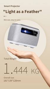 4K โปรเจกเตอร์พกพาแอนดรอยด์2G RAM Android 9 3D พร้อมแบตเตอรี่ในตัวสตรีมมิ่งวิดีโอเกมกลางวันสมาร์ททีวี - Product Image 2