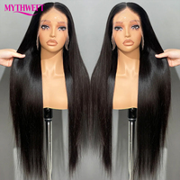 Wig Rambut Asli India Natural 13x6 13x4 Lace Front Wig Tanpa Lem HD Full Transparent Lace Front Wig untuk Wanita Kulit Hitam