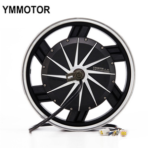 มอเตอร์ฮับไร้แปรงถ่านกันน้ำขนาด 16 นิ้ว 1500W-3000W ได้รับการรับรองมาตรฐาน ISO สำหรับชุดแปลงมอเตอร์ไซค์และสกู๊ตเตอร์ 16''HY 1500-3000W ISO A - Product Image 1