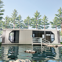 CGCH Luxe Préfabriqué Structure Aluminium Nouvel Espace Commercial Cabine Capsule Mobile Étanche Appartement Chambre Petites Maisons