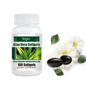 Promote intestinal motility and relieve constipation aloe vera softgel capsule